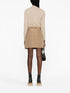 padded high-waisted skirt